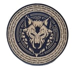 Tanrı Türkü Korusun - Türk Irkı Sağ Olsun -Bozkurt - Deri Peç - Arma - Wolf Leather Patch
