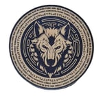 Tanrı Türkü Korusun - Türk Irkı Sağ Olsun -Bozkurt - Deri Peç - Arma - Wolf Leather Patch