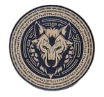 Tanrı Türkü Korusun - Türk Irkı Sağ Olsun -Bozkurt - Deri Peç - Arma - Wolf Leather Patch
