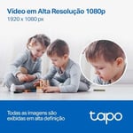 Tapo C200, 1080P Full HD, Hareket Tespit ve Takibi, 360°, 9m Gece Görüşü, Çift Yönlü Sesli İletişim, Sesli Alarm, Bulut/Yerel Depolama, Bebek Ağlaması Tespiti, İç Mekan Wi-Fi Güvenlik Kamerası