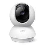 Tapo C200, 1080P Full HD, Hareket Tespit ve Takibi, 360°, 9m Gece Görüşü, Çift Yönlü Sesli İletişim, Sesli Alarm, Bulut/Yerel Depolama, Bebek Ağlaması Tespiti, İç Mekan Wi-Fi Güvenlik Kamerası