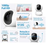 Tapo C200, 1080P Full HD, Hareket Tespit ve Takibi, 360°, 9m Gece Görüşü, Çift Yönlü Sesli İletişim, Sesli Alarm, Bulut/Yerel Depolama, Bebek Ağlaması Tespiti, İç Mekan Wi-Fi Güvenlik Kamerası