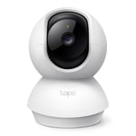 Tapo C200, 1080P Full HD, Hareket Tespit ve Takibi, 360°, 9m Gece Görüşü, Çift Yönlü Sesli İletişim, Sesli Alarm, Bulut/Yerel Depolama, Bebek Ağlaması Tespiti, İç Mekan Wi-Fi Güvenlik Kamerası