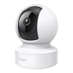 Tapo C202, 1080P Full HD, Hareket Tespit ve Takibi, 360°, 9m Gece Görüşü, Çift Yönlü Ses, Alarm, Bulut/Yerel Depolama, Bebek Ağlaması Tespiti, İç Mekan Ethernet/Wi-Fi Güvenlik Kamerası