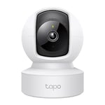 Tapo C202, 1080P Full HD, Hareket Tespit ve Takibi, 360°, 9m Gece Görüşü, Çift Yönlü Ses, Alarm, Bulut/Yerel Depolama, Bebek Ağlaması Tespiti, İç Mekan Ethernet/Wi-Fi Güvenlik Kamerası