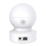 Tapo C202, 1080P Full HD, Hareket Tespit ve Takibi, 360°, 9m Gece Görüşü, Çift Yönlü Ses, Alarm, Bulut/Yerel Depolama, Bebek Ağlaması Tespiti, İç Mekan Ethernet/Wi-Fi Güvenlik Kamerası