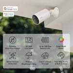 Tapo C410, 2K 3MP, Renkli Gece Görüşü, Şarj Edilebilir, Solar Panel Destekli, IP65, Yerel/Bulut Depolama, 125° Açılı, Işıklı ve Sesli Alarm, Kablosuz Bataryalı Güvenlik Kamerası