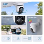Tapo C510W, 2K Dış Mekan Wi-Fi Güvenlik Kamerası, Hareket Tespit/Takibi, 360°, IP65 Su Geçirmez, Renkli Gece Görüşü, Çift Yönlü Ses, Bulut/Yerel Depolama, Sesli ve Işıklı Alarm