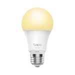 Tapo L510E 2-pack , Ayarlanabilir Akıllı Wi-Fi Ampulü, 806 Lümen, E27 Duy, 8,3W, Enerji tasarrufu, Amazon Alexa ve Google Home ile çalışır, Kısılabilir Yumuşak Sıcak Beyaz, Hub Gerekmez