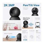 Tapo TP-Link C211 2K 3MP Yatay ve Dikey Ev Güvenliği Wi-Fi Kamerası