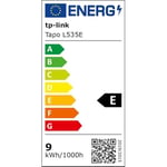 Tapo TP-Link L535E, Matter Wi-Fi LED Akıllı Ampul, Çok Renkli, E27,75W 806 Amazon Alexa ve Google Home ile Çalışır, Renk Değiştirilebilir, Hub Gerekmez