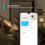 Tapo WLAN akıllı priz Tapo P100, akıllı ev WiFi priz, Alexa aksesuarı, Alexa, Google Home, Tapo uygulaması ile çalışır, sesli kontrol, uzaktan erişim, hub gerekmez, mini, beyaz