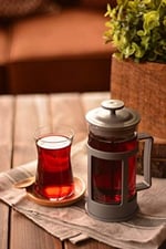 Taşev Bambum 02496 Magic French Press 350 ml Gri, Standart
