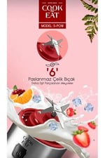 Taşınabilir Metal Kişisel Blender Shake'N Smoothies Blender Keskin Bıçaklı Ekstra Cup