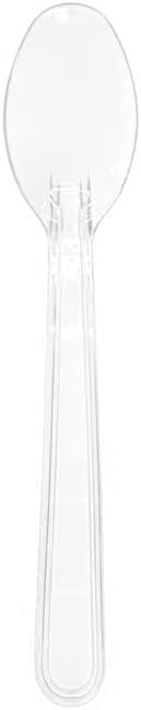 Tatlı-Dondurma Kaşığı Şeffaf 12,5cm - 50 Adet