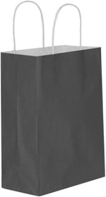 Tatlı Günler 5 Li Büyük Boy 31x41 Cm Büküm Saplı Kağıt/Karton Çanta-poşet Siyah