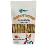 Tavuk Sargılı Burgu Köpek Ödül Maması, Köpek Ödül Kemiği, Chicken Twisted, 10 Sticks