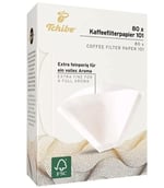 Tchibo 80 Adet Kahve Filtresi - 101 Numara Ekstra ince - tam bir aroma için Beyaz kaliteli kağıt