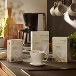 Tchibo Kahve Filtresi Boyut 101 Büyük Paket 1440 Adet - Birinci Sınıf Kaliteli Kağıt Filtre Torbası 18x80, Sürdürülebilir, Aromatik, Kompostlanabilir & Çevre Dostu, Beyaz