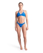 Team Swim Top Tie Back Solid Kadın Pembe Yüzücü Bikini Üstü 004768300