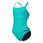 Team Swimsuit Challenge Solid Çocuk Mavi Yüzücü Mayosu 004765870