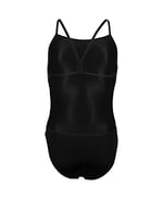 Team Swimsuit Challenge Solid Çocuk Siyah Yüzücü Mayosu 004765550