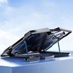 TechTic Z33 Laptop Soğutucu Standı 8 Fanlı Turbo 3000RPM Sessiz RGB Soğutucu 17İnç Ayarlanabilir