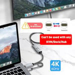 TECHTOBOX HDMI DisplayPort Adaptörü 4K60Hz [Örgülü, Yüksek Hız] HDMI Kaynağı DP Monitör Dönüştürücü, HDMI Erkek Ekran Bağlantı Noktası Dişi PC Grafik Kartı Dizüstü PS5/4