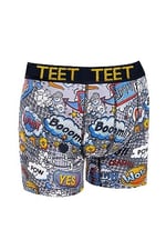 TEET Juan Raul Erkek Boxer Pamuklu Desenli 4'lü Premium Set