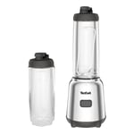 Tefal BL15FD Mix ve Move mini blender, 300 Watt, 2 şişe To-Go Premium Tritan, kompakt tasarım, kolay temizlenir, çıkarılabilir bıçaklar, tek düğmeyle kullanım, gümüş/gri