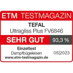 Tefal FV6846 Ultragliss Plus kireç önleyici buharlı ütü | 2800 Watt | çıkarılabilir kireç toplayıcı | 50 g/dk sürekli buhar çıkışı | 260 g/dk buhar çıkışı | otomatik kapanma | mavi/beyaz