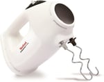 Tefal HT400B MasterMix El Mikseri, 425 W, Turbo, 4 Hız, Metal Çırpıcı, Beyaz - 1500637077