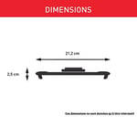 Tefal Ingenio L9846302 cam kapak, 20 cm, yer tasarruflu saklama, katlanır sap, hızlı pişirme, Ingenio uyumlu, bulaşık makinesinde yıkanabilir, yüksek performans, şeffaf ve siyah