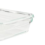 Tefal Masterseal Fresh Taze Kavanoz, Dikdörtgen, 0,85 l, Gıdaları Saklamak için, İstiflenebilir, Fırın ve Dondurucu için N1040810, Şeffaf