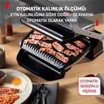 Tefal OptiGrill+ 4 Porsiyon Kapasiteli 2000 Watt 6 Programlı Barbekü Izgara ve Tost Makinesi - Inox