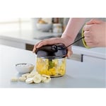 Tefal Rondo Manuel Doğrayıcı 900ml | Yeşil-Siyah | Sebze Soğan Doğrayıcı| Pratik rondo