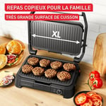 Tefal SuperGrill 3in1 XL 8 Porsiyon Kapasiteli 2200 Watt Barbekü Izgara ve Tost Makinesi - Inox