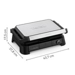 Tefal SuperGrill 3in1 XL 8 Porsiyon Kapasiteli 2200 Watt Barbekü Izgara ve Tost Makinesi - Inox
