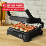 Tefal SuperGrill 3in1 XL 8 Porsiyon Kapasiteli 2200 Watt Barbekü Izgara ve Tost Makinesi - Inox