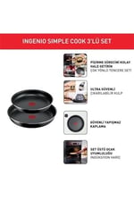 Tefal Titanyum 1X Ingenio SimpleCook 3 Parça Tava Seti - 2100134663