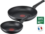 Tefal Titanyum 1X SimpleCook Difüzyon Tabanlı 20/26 Cm 2'li Tava Seti - 2100126824