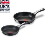 Tefal Titanyum 6X UnlimitedOne İndüksiyon Tabanlı 20/26 Cm 2'li Tava Seti - 2100116645