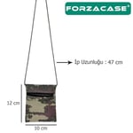 Tek Cep Fermuarlı İpli Boyuna Asmalı Asker Cüzdanı 12 cm - FC613