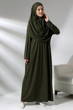 Tek Parça Namaz Elbisesi 5015 - Seçenekler: 36-44, 46-52