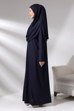 Tek Parça Namaz Elbisesi - Seccade - Tesbih - İbadet Seti - 5015