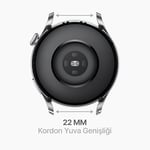 Teknoft 22mm ile Uyumlu Saatler için Yumuşak Şerit Model 46mm Silikon Kordon HUAWEI Watch (GT5 Pro/GT5/GT4/Watch 4 Pro/GT3/GT - Seçenekler: Siyah, Antrasit Gri, Kırmızı, Lacivert, Sarı, Turuncu, Yeşil