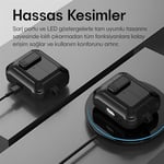 Teknoft Samsung Galaxy Buds 3 Pro, Buds 3 ve Buds 3 FE ile Uyumlu Mandallı Kapak Kilit Sistemli Mat Dokulu Darbelere Dayanıklı Premium Silikon Kılıf