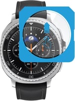 Teknoft Samsung Galaxy Watch 8 Classic 46mm için 2'li Paket (2 Adet) Kolay Kurulum Otomatik Hizalama Aparatlı Şeffaf 9H Sertliğinde Gerçek Tem - Seçenekler: Galaxy Watch 5 40mm, Galaxy Watch 5 44mm...