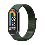 Teknoft Xiaomi Mi Band 10/9/8 İle Uyumlu Hafif ve Bileği Rahatsız Etmeyen Bilek Ölçüsüne Göre Ayarlanabilen Cırt Cırtlı Tasarım Kaliteli Hasır Örme Kumaş Kor - Seçenekler: Haki, Kırmızı, Mavi, Turuncu