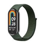 Teknoft Xiaomi Mi Band 10/9/8 İle Uyumlu Hafif ve Bileği Rahatsız Etmeyen Bilek Ölçüsüne Göre Ayarlanabilen Cırt Cırtlı Tasarım Kaliteli Hasır Örme Kumaş Kor - Seçenekler: Haki, Kırmızı, Mavi, Turuncu